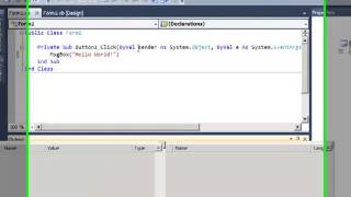 VB.NET Tutorial: The Hello World Program (The easiest way) (Visual Studio 2010,2012)
