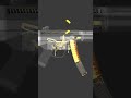 how hk mp5 submachine gun works in 3d animation