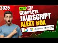 Alert Box in JavaScript Explained | Beginner-Friendly Tutorial 2025