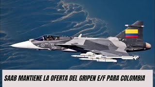 Saab Mantiene Oferta del Gripen E/F para Colombia