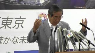 石原慎太郎東京都知事　定例記者会意見　２０１２年８月３１日