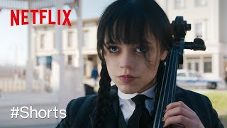 大炎上したウェンズデーのチェロ演奏 | ウェンズデー | Netflix Japan