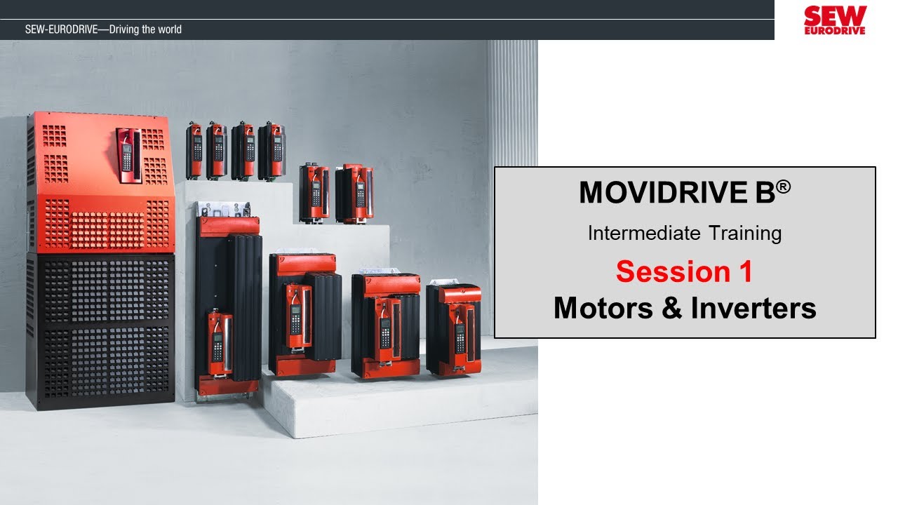 MOVIDRIVE® B Training Session 1 - Motors & Inverters - YouTube