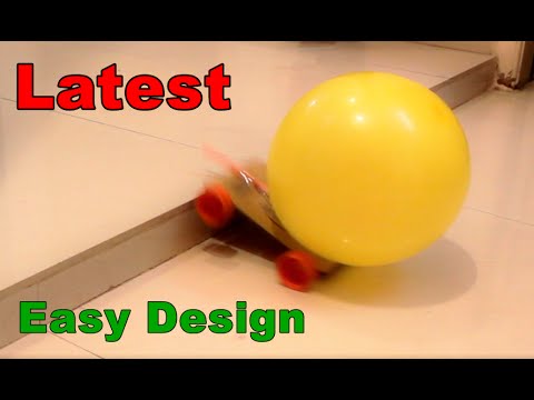 How to make a Balloon Powered Car - Very simple - Project for kids How to make a Balloon Powered Car - Very simple - Project for kids