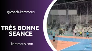 Tres bonne séance idéale d,entrainement en handball par le coach kammous I handball