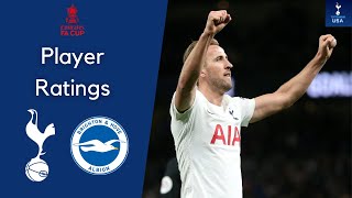 Tottenham 3 - 1 Brighton | Player Ratings [EMIRATES FA CUP]
