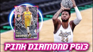 NBA 2K18 PINK DIAMOND 99 OVERALL PAUL GEORGE IS INCREDIBLE!! *40+ POINTS* | NBA 2K18 MyTEAM GAMEPLAY