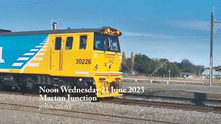 KiwiRail EF 30 226 at Marton Junction 21June2023