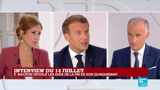 REPLAY - Interview du 14 Juillet : Emmanuel Macron dévoile les axes de la fin de son quinquennat