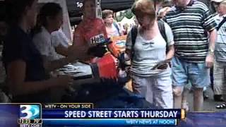 Jay Howard Joins WBTV's John Carter to Discuss the 2010 Food Lion Speed Street