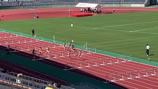 第78回愛媛県陸上競技選手権　女子100mハードル決勝