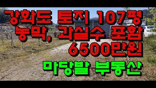 *거래완료*강화도토지107평농막포함6500만원/강화도주말농장[강화도부동산 마당발부동산]강화도농가주택,강화도농막,강화도소형토지,강화도전원주택,강화도급매물,