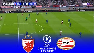 UŽIVO 🔴 CRVENA ZVEZDA vs PSV | UEFA Champions League 2025 UCL | Full Match | FL 2025 \u0026 Live Score