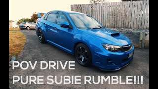 Subaru WRX - POV Backroads (PURE SUBIE RUMBLE)