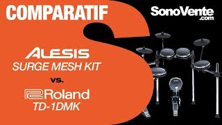 Comparatif Roland - TD 1DMK \u0026 Alesis - SURGE MESH KIT