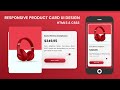 CSS Creative Product Card UI Design | E commerce Card Using Html5 | CSS3 | Code4Education | 2020