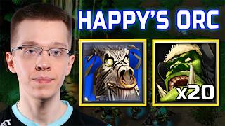 Happy Solves Orc vs Pala Rifle? 20 MIN GAME | W3Champions Ladder | WC3