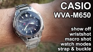 Casio WVA-M650 - Short watch info