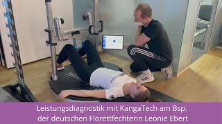 Leistungsdiagnostik mit KangaTech am Bsp. der deutschen Florettfechterin Leonie Ebert