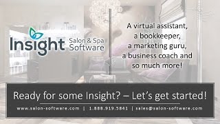 Insight Salon and Spa Software Detailed Overview with Audio