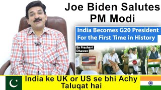 Pakistani Reacts to Joe Biden Salutes PM Modi’s Stance | India Becomes G20 President | Surnagar