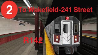 OpenBVE HD 60 FPS: R142 2 train from Flatbush Avenue to Wakefield-241 Street