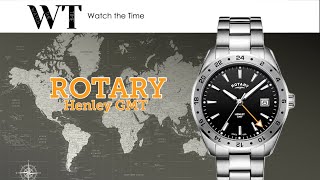 Rotary Henley GMT (GB05295/04) - A cross between a Rolex and a Grand Seiko?? | Amazon