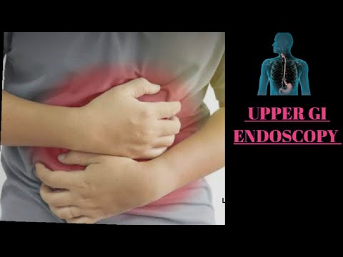 UPPER G I ENDOSCOPY SHOWING HIATAL HERNIA - YouTube