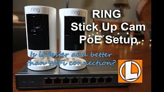 Ring Stick Up Cam PoE (Power Over Ethernet) Setup and Installation