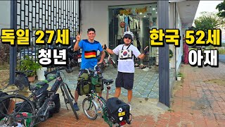 🇻🇳베트남 브롬톤 자전거여행 인생 라이딩ㅣ27살 독일청년 52세 한국아재 동행 [베트남브롬톤여행8]