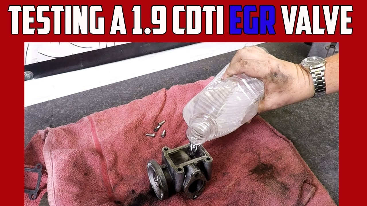 Vauxhall 1 9 CDTI EGR Valve Removal And Checking - YouTube