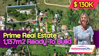 CORNER LOT FOR SALE – 1137m2 Between Sosua and Cabarete | Real Estate Solutions