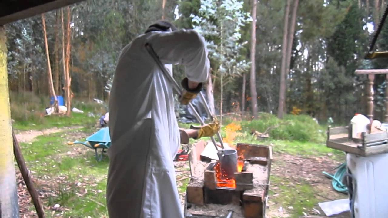 Casting Aluminum Plaster Mold Youtube