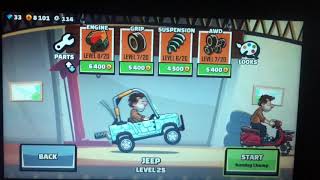 Jeep honking glitch in hill climb racing 2 (PC)