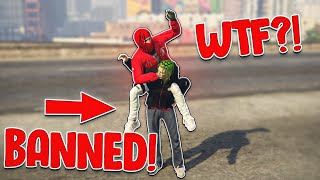 Banning Players For NO REASON! 😂 (GTA RP Toxic Trolling)