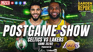 LIVE Garden Report: Celtics vs Lakers Postgame Show | Powered by Calm
