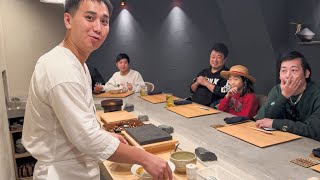 ゲリラで蟹ラーメンの試食会をやったら行列できた