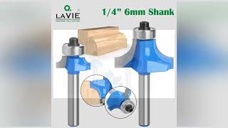 LAVIE 1pc 6mm 1/4 Shank Small Corner Round Router Bit For Wood Edging Woodworking Mill Classical