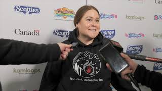 Media Scrum - Draw 2 - 2023 Scotties Tournament of Hearts