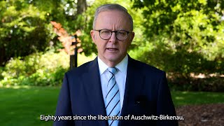 International Holocaust Remembrance Day – Prime Minister's Message