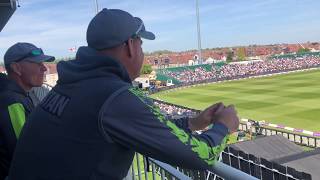 Micky Arther watching match at stairs |Pakistan vs England Live| |PCB|