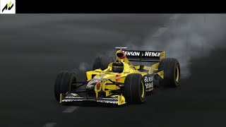 Assetto Corsa hotlap spa 98  avec le frelon jaune  Jordan conduite par d hill