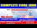 Core Java -java.lang.package-String class - predefined and customized concat(-) method Part -2
