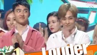 160826 [HD/Viewable] EXO 엑소-Louder/Lotto No.1 (2nd Win)+Encore @ M8