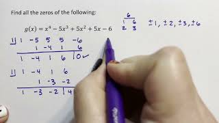 Higher Order Polynomial - Finding All Zeros
