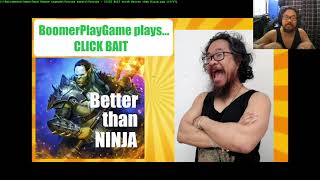 BoomerPlayGamez plays ... CLICK BAIT: Raid Shadow Legends Artak is Better than NINJA