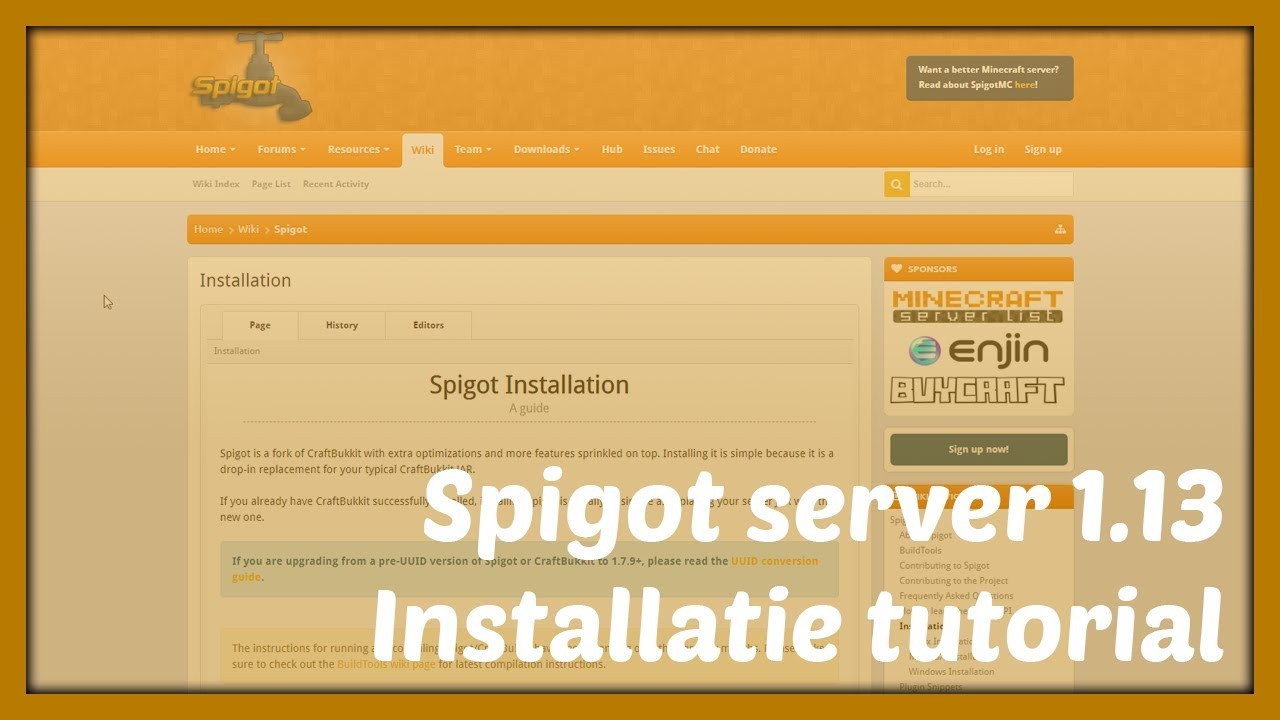 Spigot Server 1 13 Tutorial Youtube