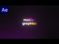Colorful Text Fade Animation in After Effects - After Effects Tutorial | Text Preset