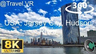 USA, Jersey City, Hoboken River - Best Apple VisionPro/Quest 3 Travel 8K 360 VR Experience