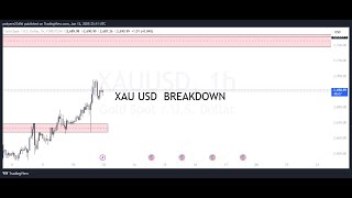 WEEKLY FOREX ANALYSIS (13 - 17 January, 2025) XAU USD